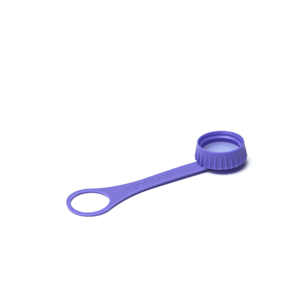 Cap &amp; Tether in amethyst, back view